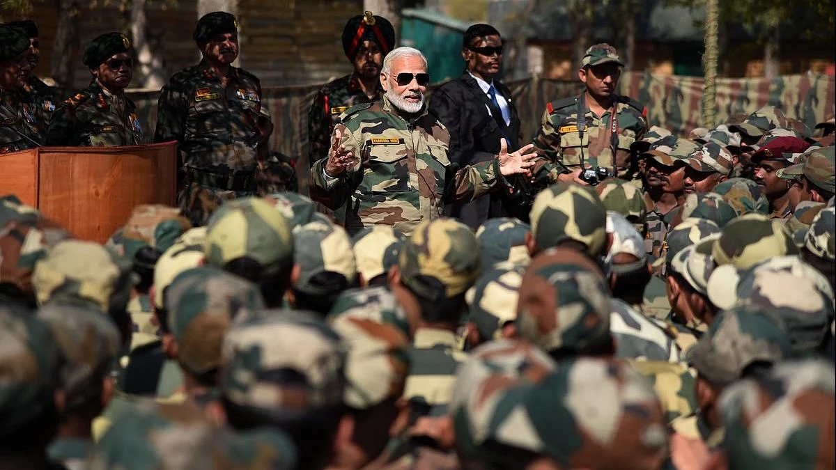 Modi shares unseen pictures of Kargil visit