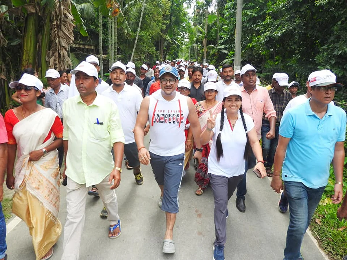 Pre I-Day walkathon organised in Dhing