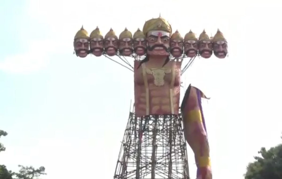 111-feet effigy of Ravan to go up in flames at Mirza