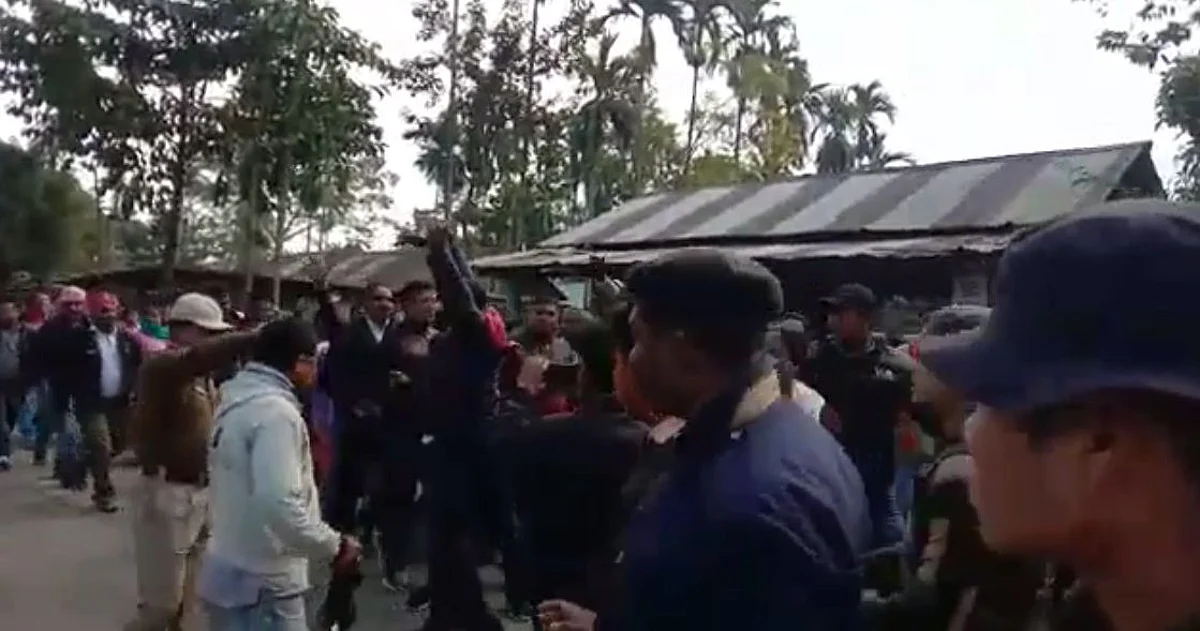 CAA Row: MLA Mrinal Saikia shooed away in Khumtai