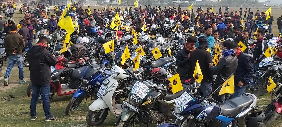 ABSU Bike Rally at Kokrajhar Ahead of PM’s Visit