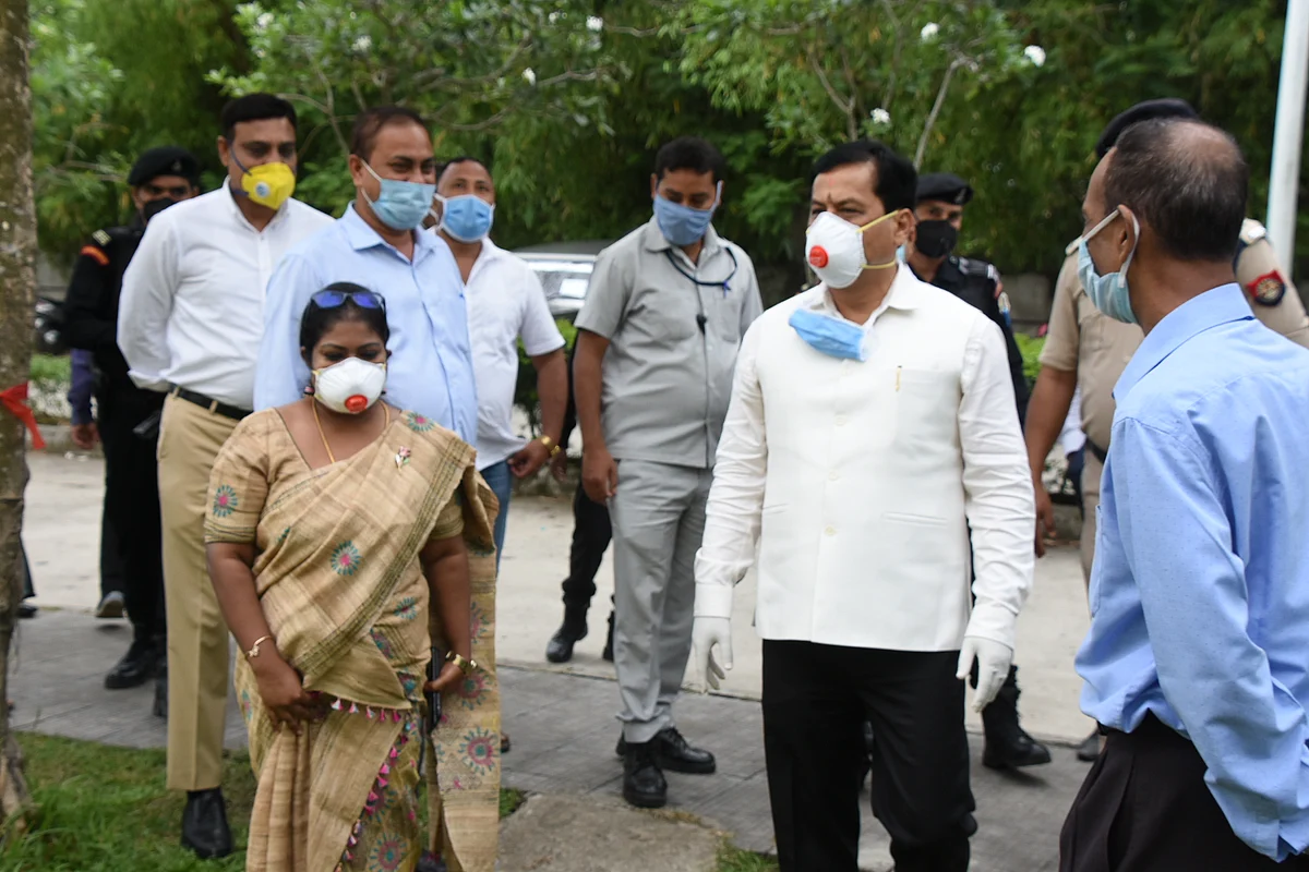 CM Sonowal Launches Road Project At Dhakuakhana