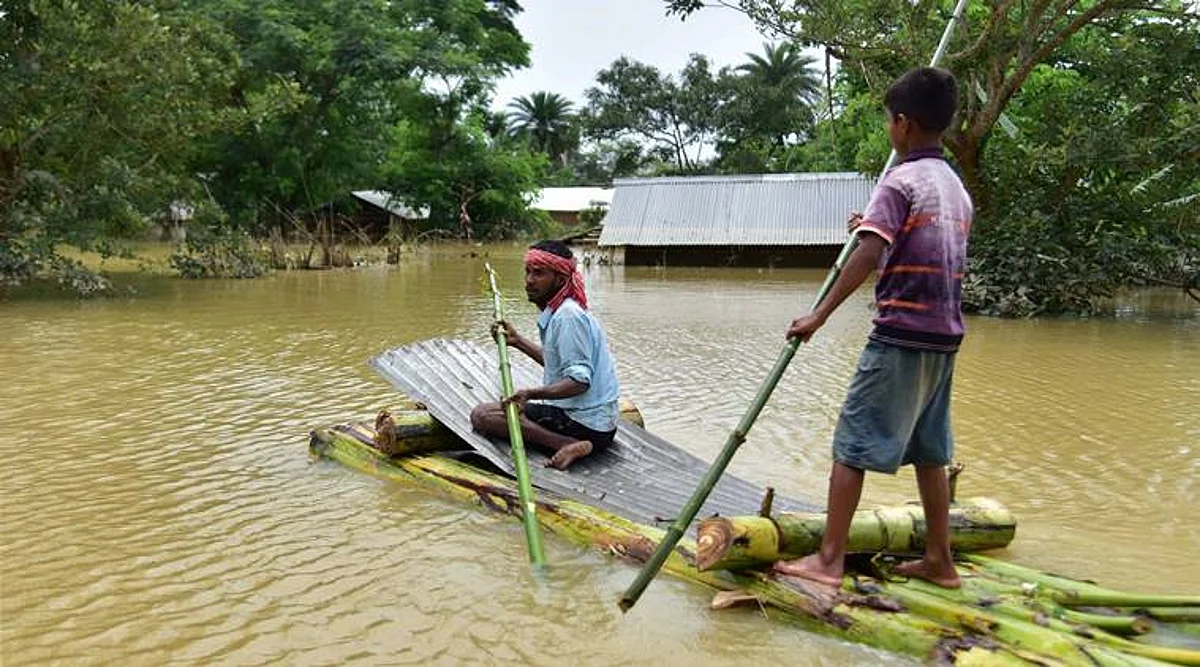Assam floods : Many areas face wide-scale devastation