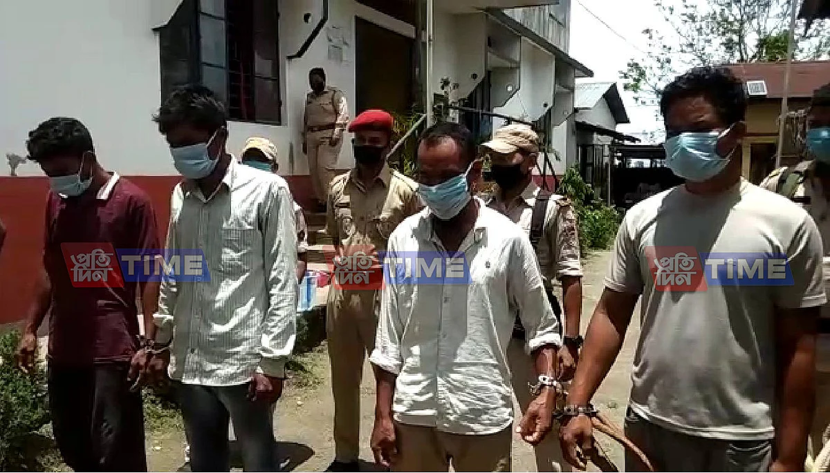 4 Rhino poachers arrested from Jakhalabandha
