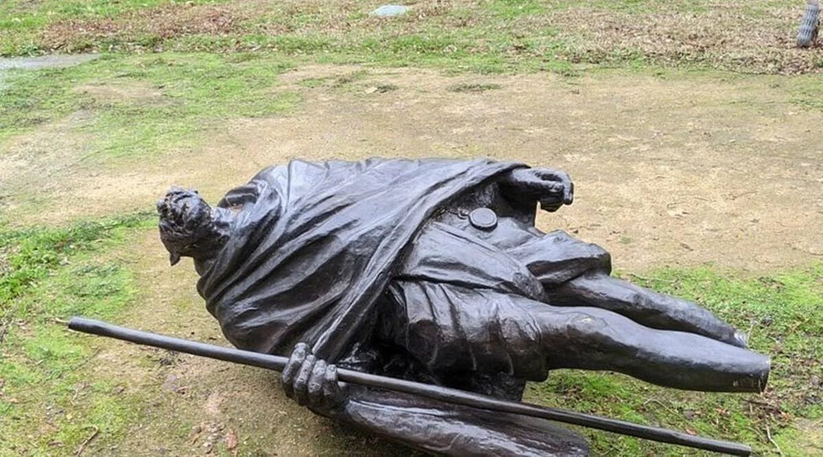 India Condemns Vandalisation Of Gandhi’s Statue In US