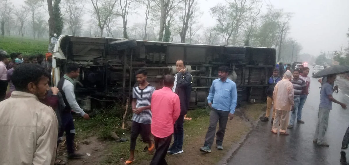 30 Injured In Digboi Bus Accident
