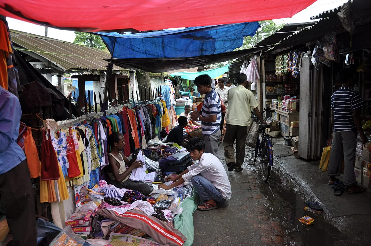 Guwahati: Eviction Drive Against Illegal Street Shops At Fancy Bazar