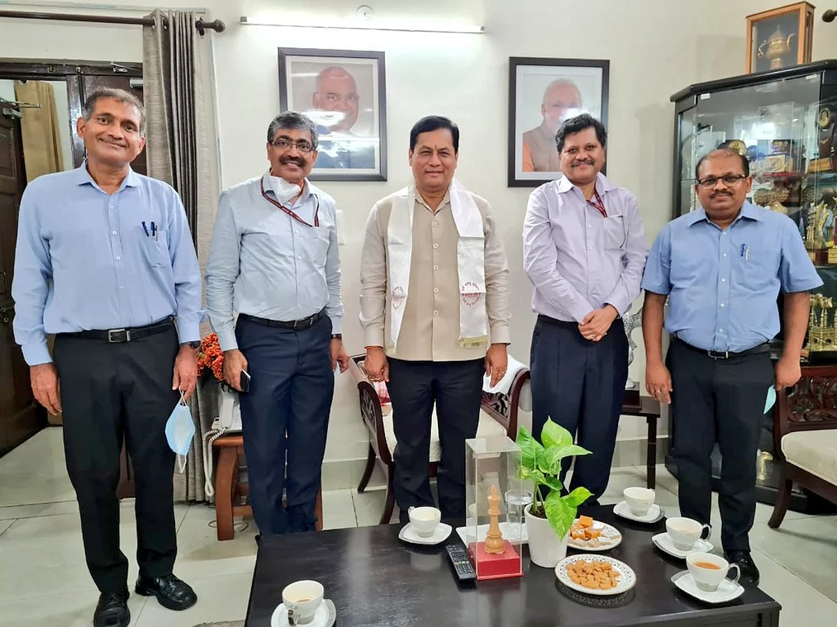 Ex CM Sonowal Takes Charge As Union Minister For Ayush, Ports, Shipping and Waterways