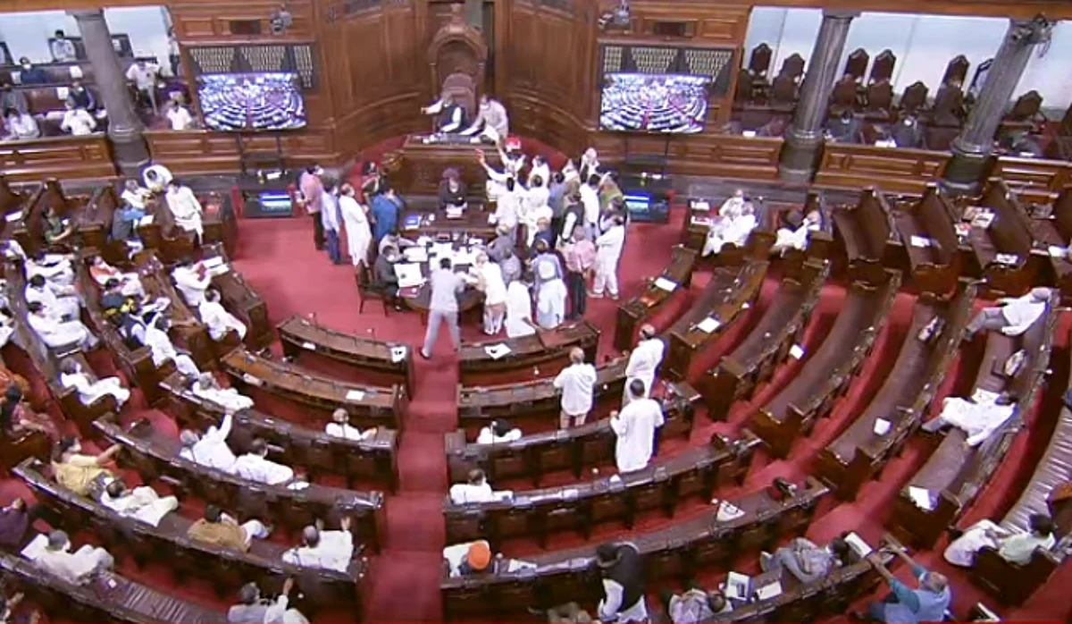 Rajya Sabha Adjourned For Today Amid Protests By Opposition