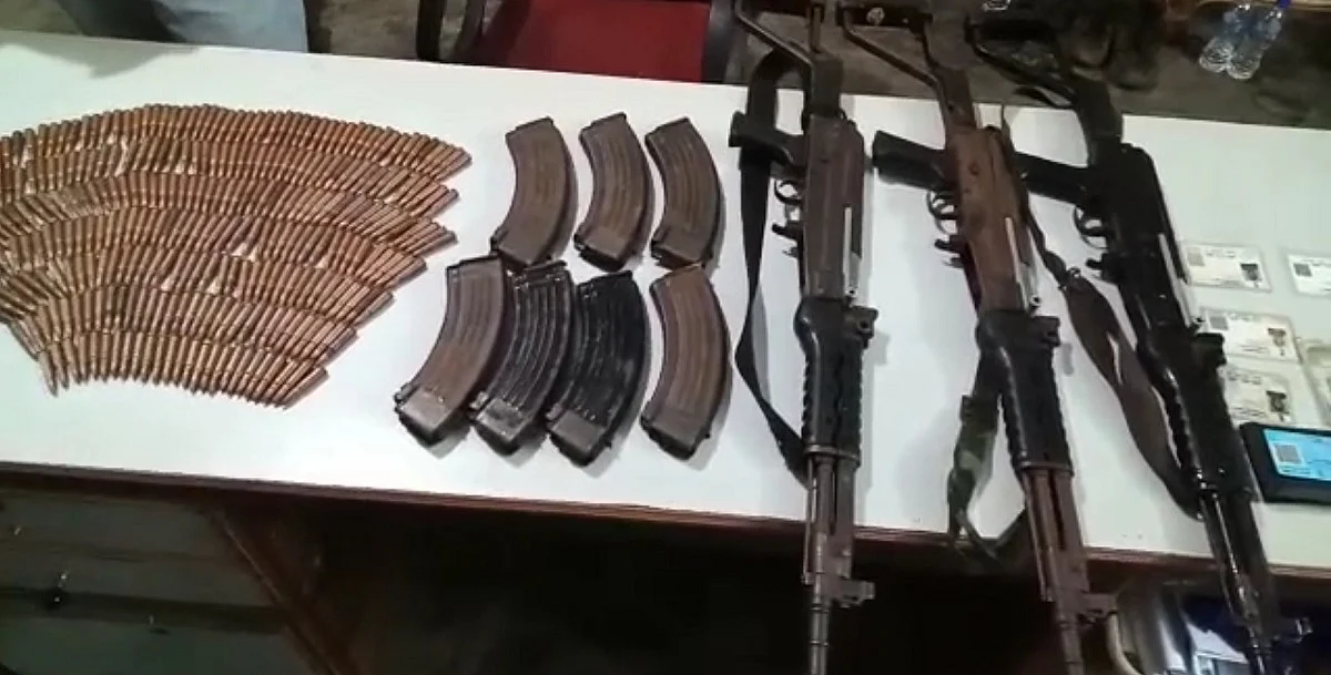 4 NSCN-KYA Cadres Nabbed In Tinsukia, Huge Cache Of Arms, Ammunition Recovered