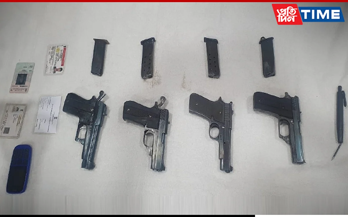 Assam: Arms Smuggling Racket Busted In Karimganj, 2 Held