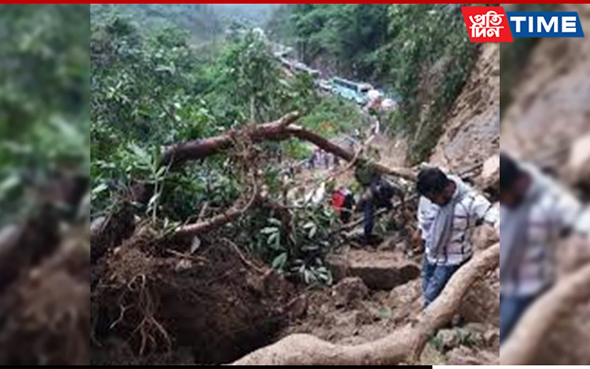 Massive Landslide in Shillong Disrupts Guwahati-Silchar Route