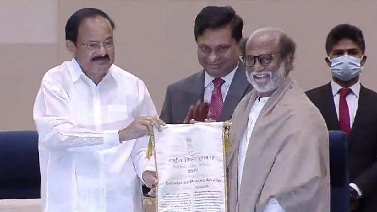 Rajnikanth Receives Dadasaheb Phalke Award