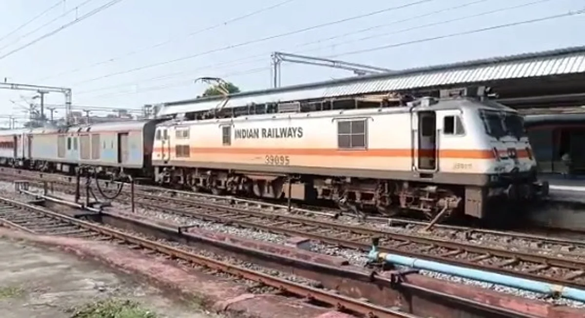 First Passenger Train Via Electrified Territory Reaches Kamakhya From Delhi
