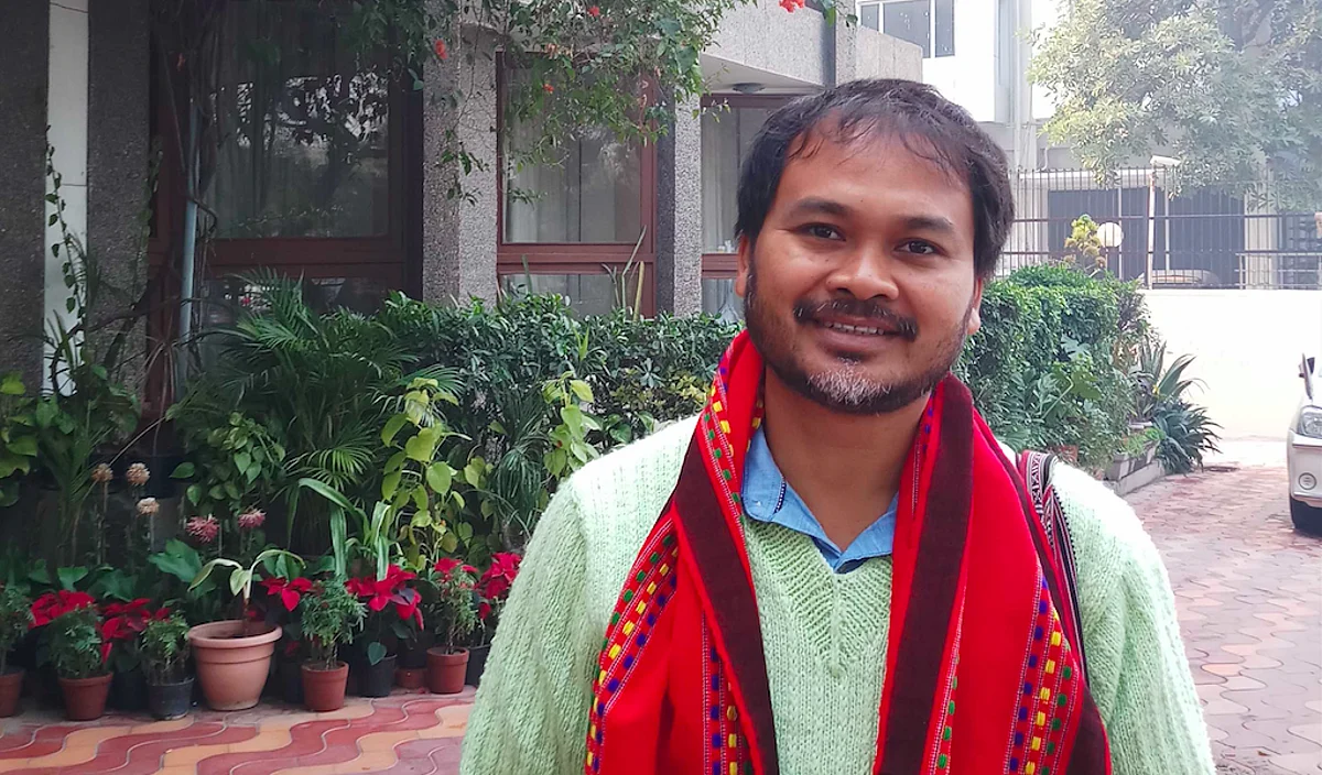 Akhil Gogoi Visits Bridge Construction Site In Majuli Ahead Of Bypolls