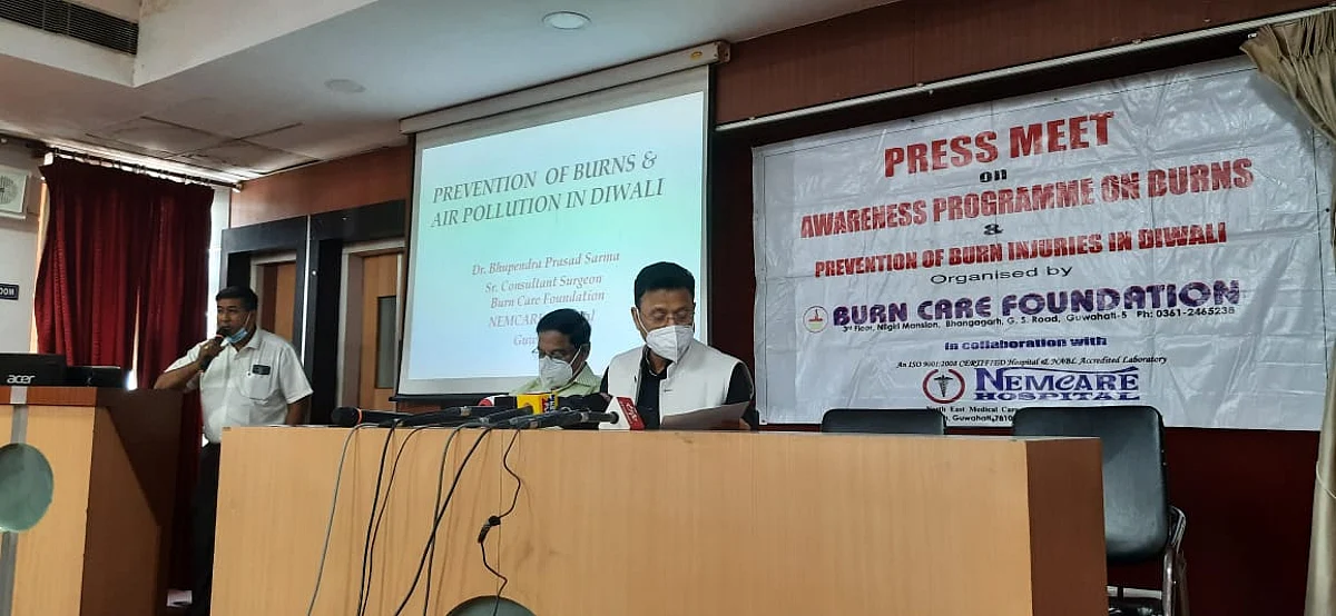 Burn Care Foundation Of Nemcare Hospital Shares Data Of Burning Cases During Diwali