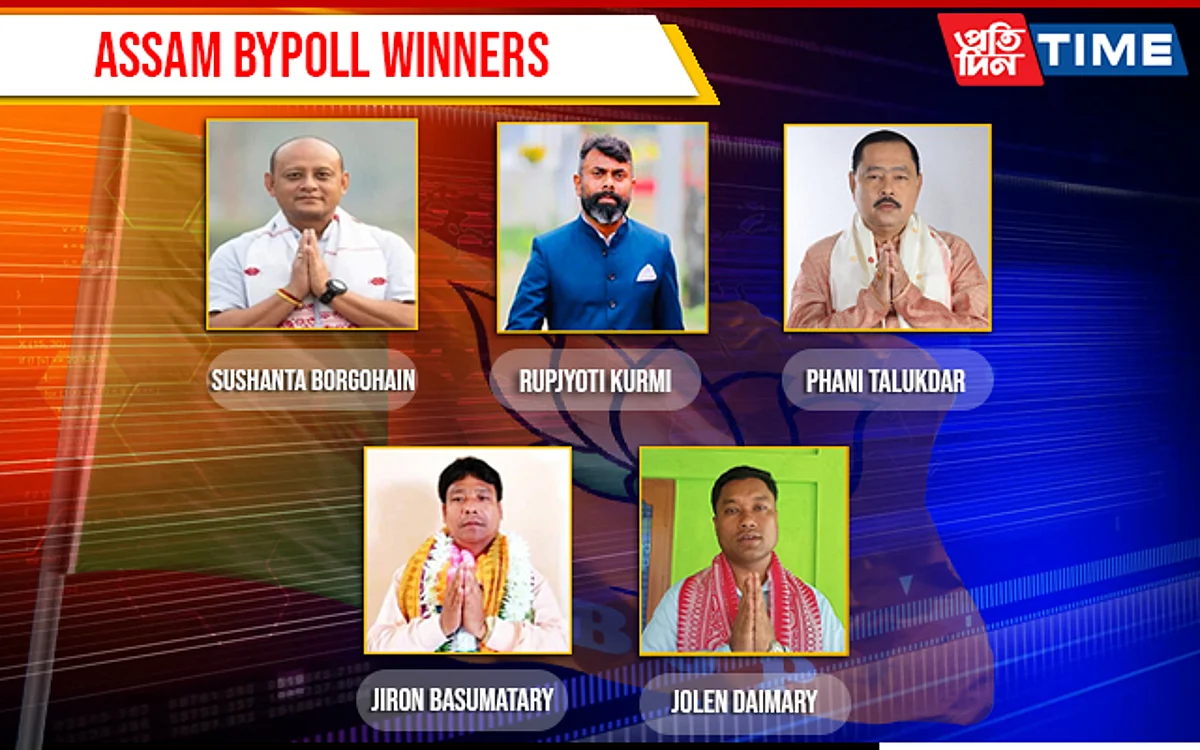 BJP, UPPL Sweep Assam By-Polls