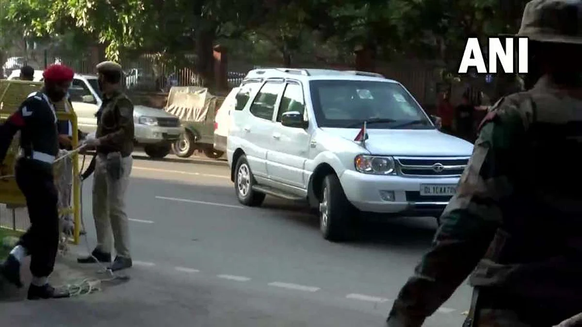 Rajnath Singh Reaches Bipin Rawat’s Residence, Takes Stock Of Accident
