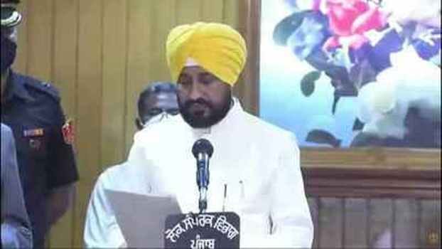 Charanjit Singh Channi Takes Oath as Punjab CM