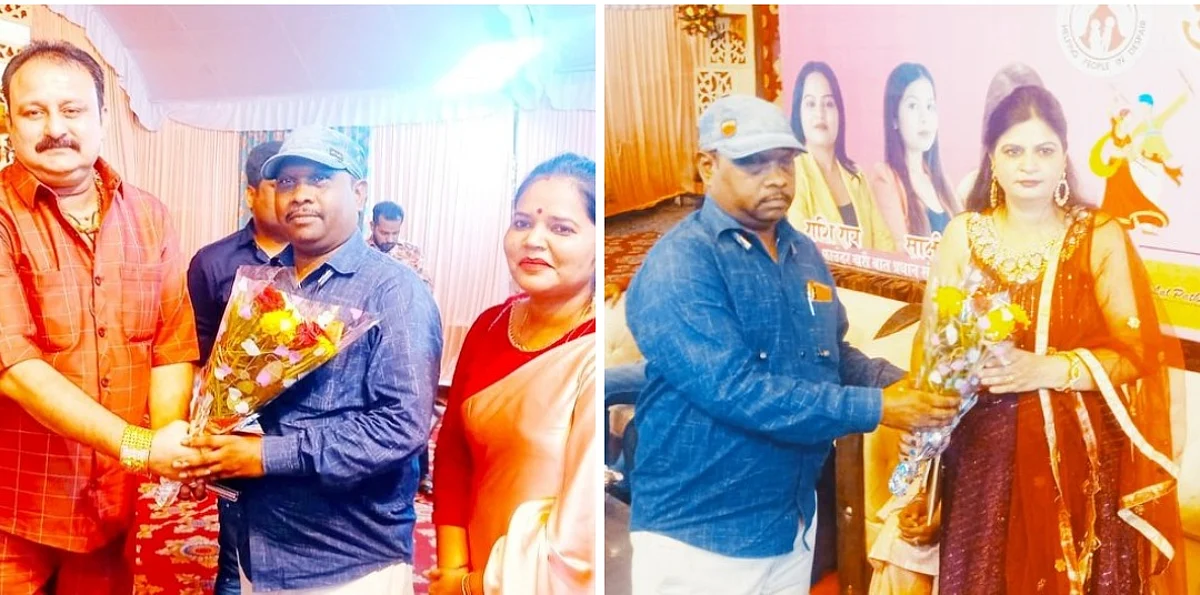 समाजसेवी दिलीप पांडेय एवं आसरा एनजीओ की अध्यक्ष पूजा शर्मा ने सोशल मीडिया प्रमोटर प्रह्लाद गौतम को किया सम्मानित