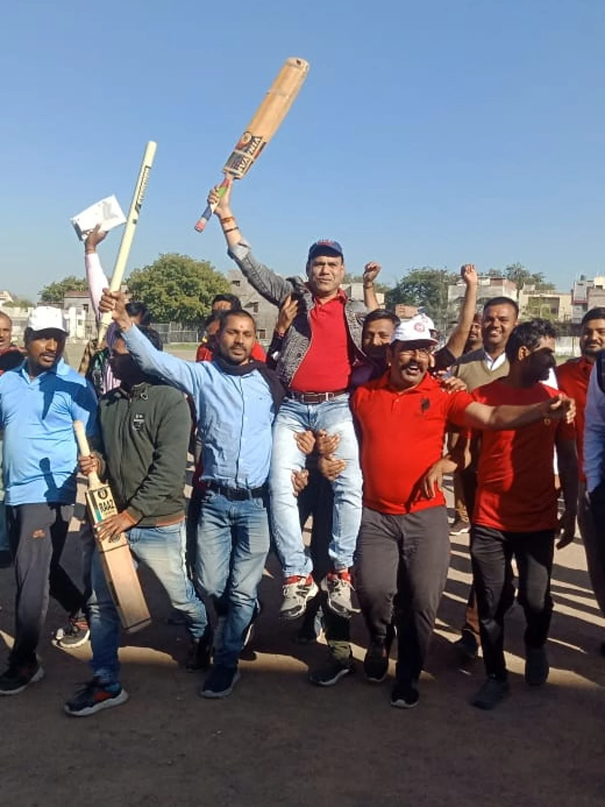 जिला पंचायत ने नगरीय निकाय को 3 विकेट से हराकर जीता फाइनल मुकाबला
