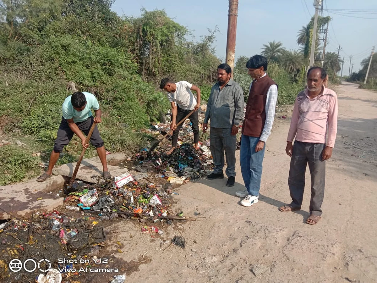 नगर चेयरमैन ने नगर भ्रमण कर देखी व्यवस्थाएं