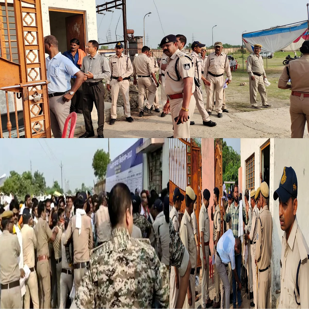मतदान काउंटिंग को लेकर उमड़ा जनसैलाब