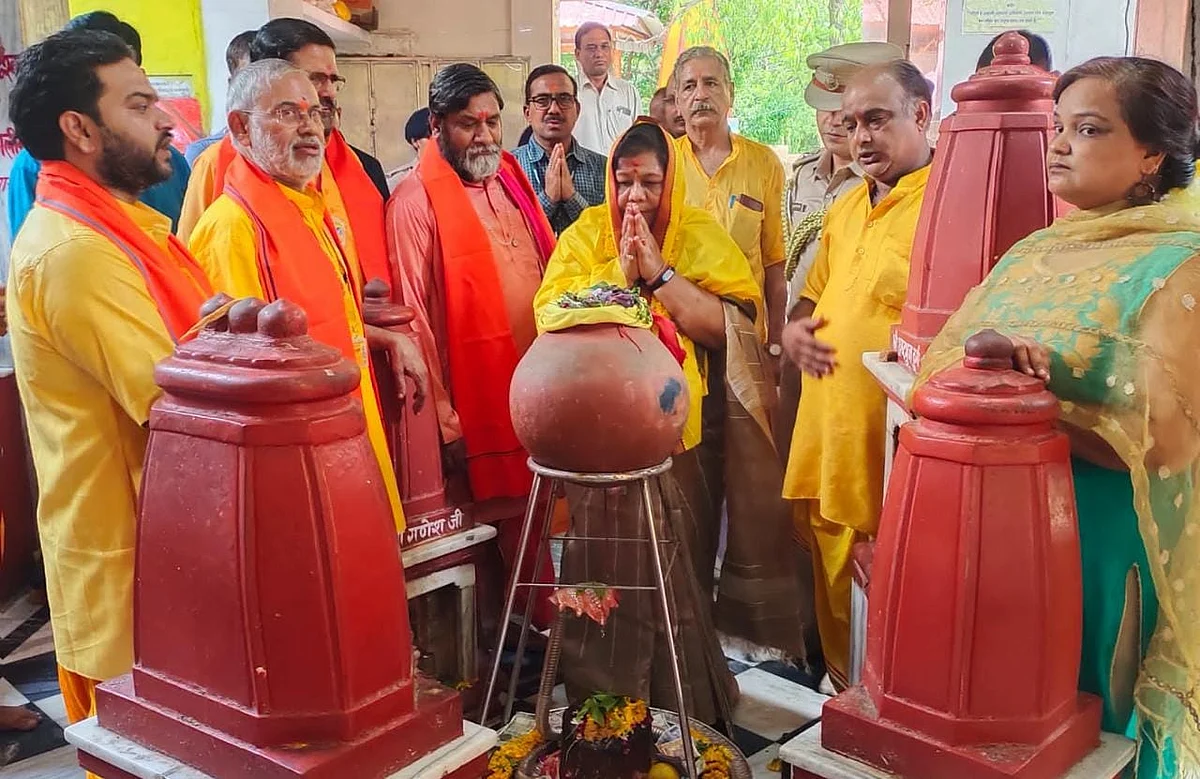 दतिया पहुंची छत्तीसगढ़ के राज्यपाल