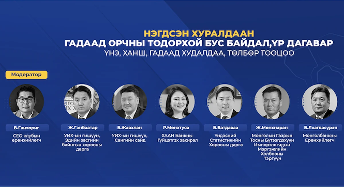Үнэ, ханш, гадаад төлбөр тооцоо, төлбөрийн тэнцэл
