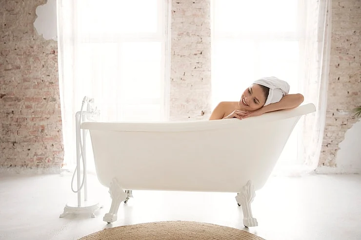take a hot bath