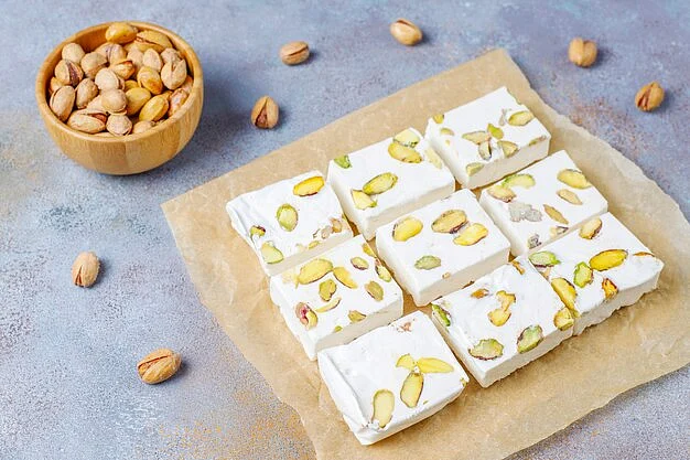 organic homemade nougat made with honey 114579 9062