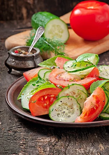 Cucumber and Tomato Salad