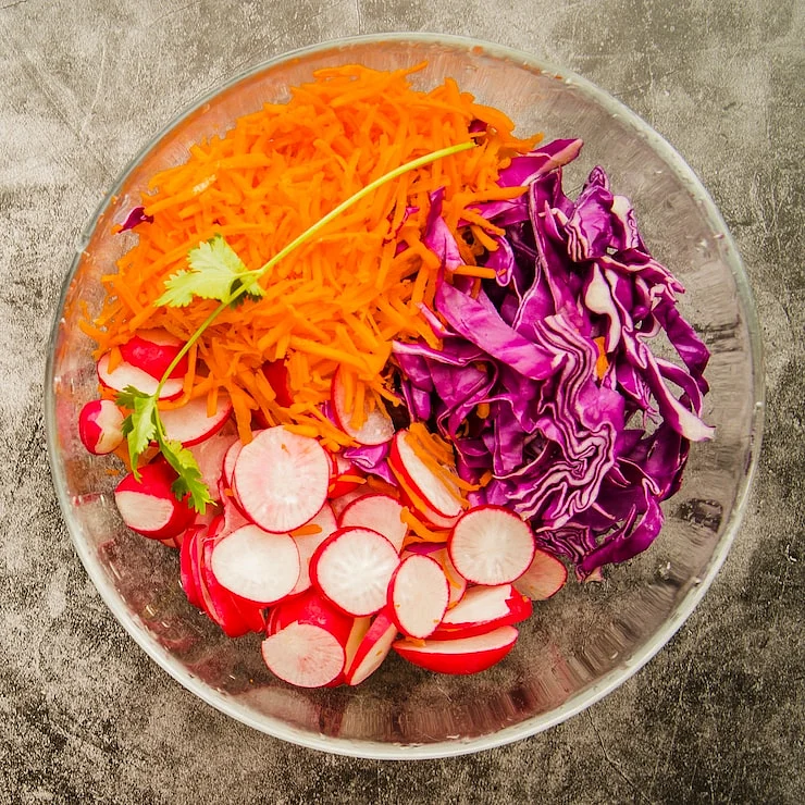Carrot and Beet Root Salad