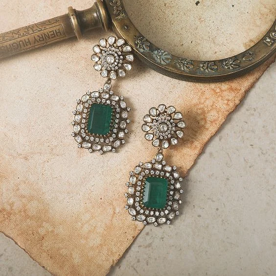 Stone Set Earrings