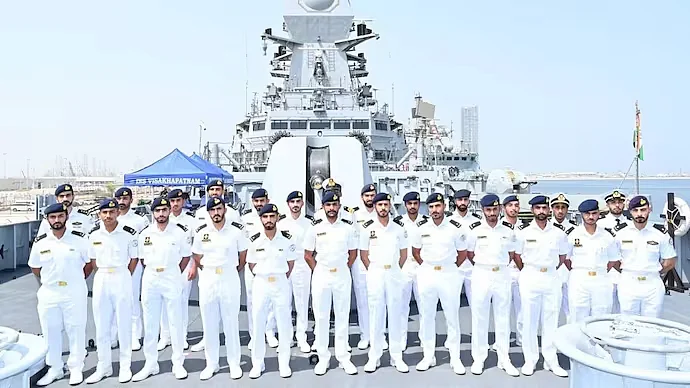 2 indian ships participate in a bilateral naval exercise with uae navy 123349