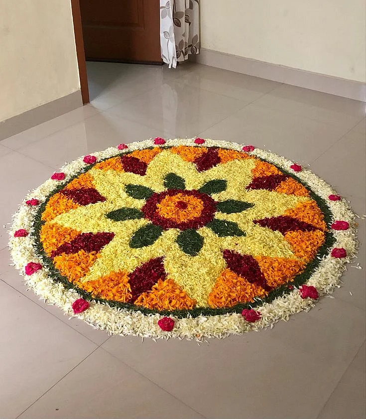 flower rangoli