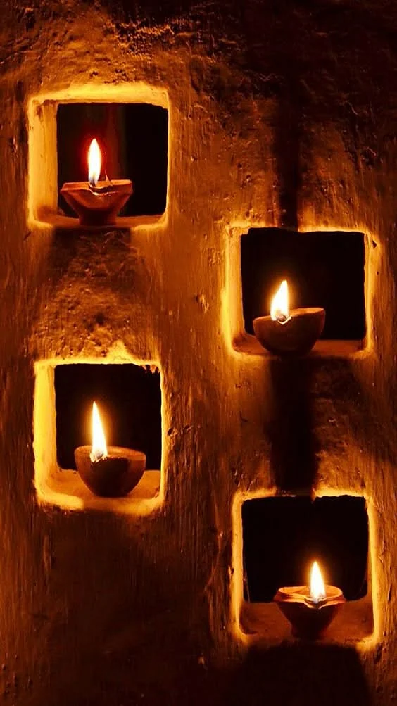 diwali lighting canvas