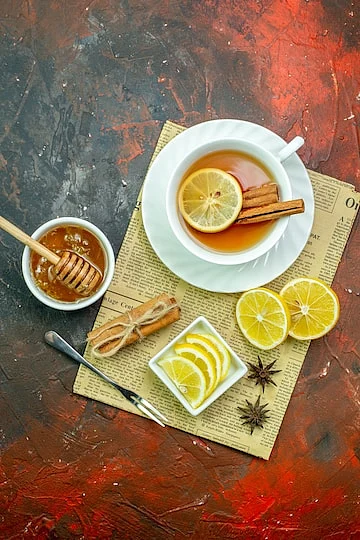 lemon and honey tea
