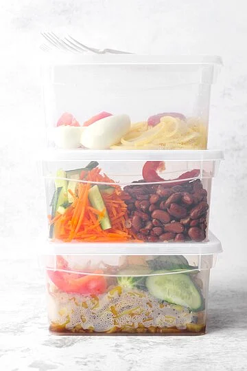 packed food items