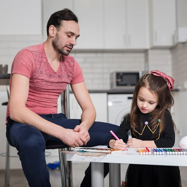 parents teaching kids 7