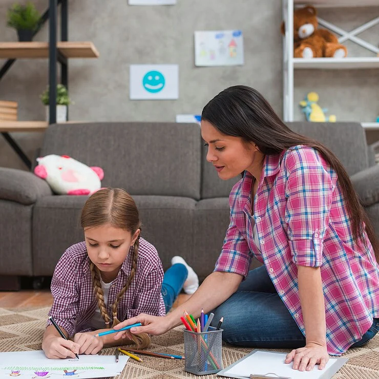 parents teaching kids 6