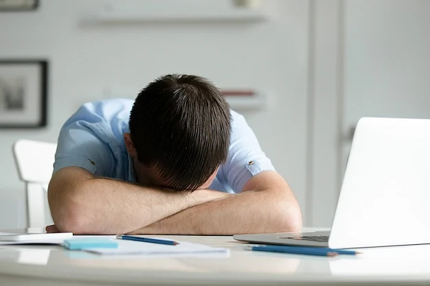 portrait man lying down desk near laptop1163 2106