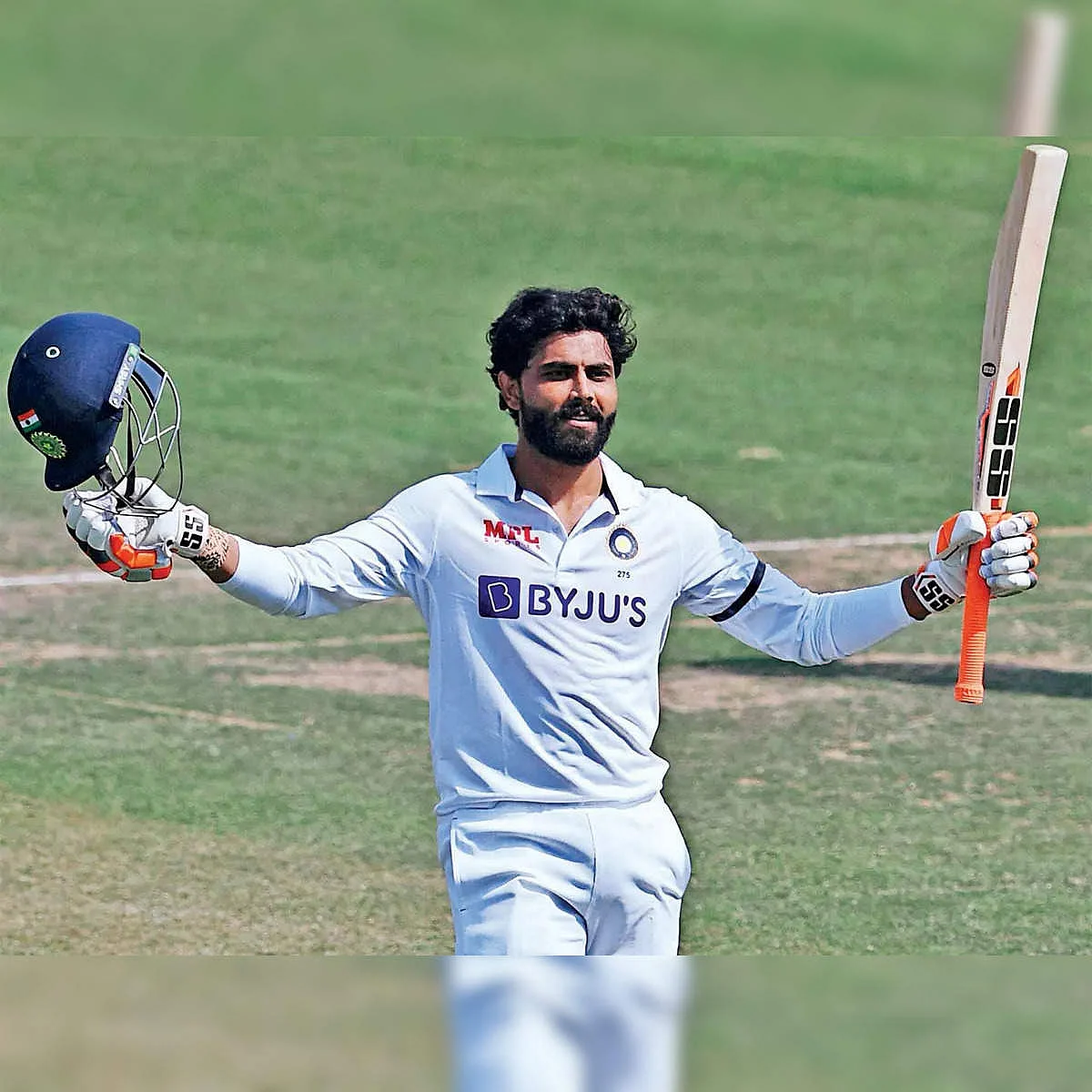 rockstar ravindra jadeja on day 2 slams 175 to put india in command in first test against sri lanka
