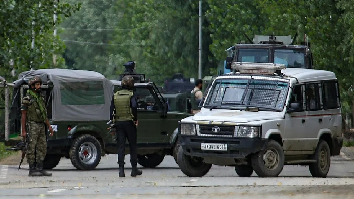 Terrorist attack on army vehicle in Jammu Kashmir