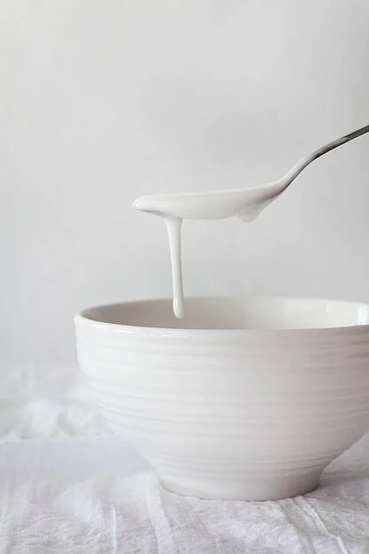 delicious yogurt white bowl 23 2148660434
