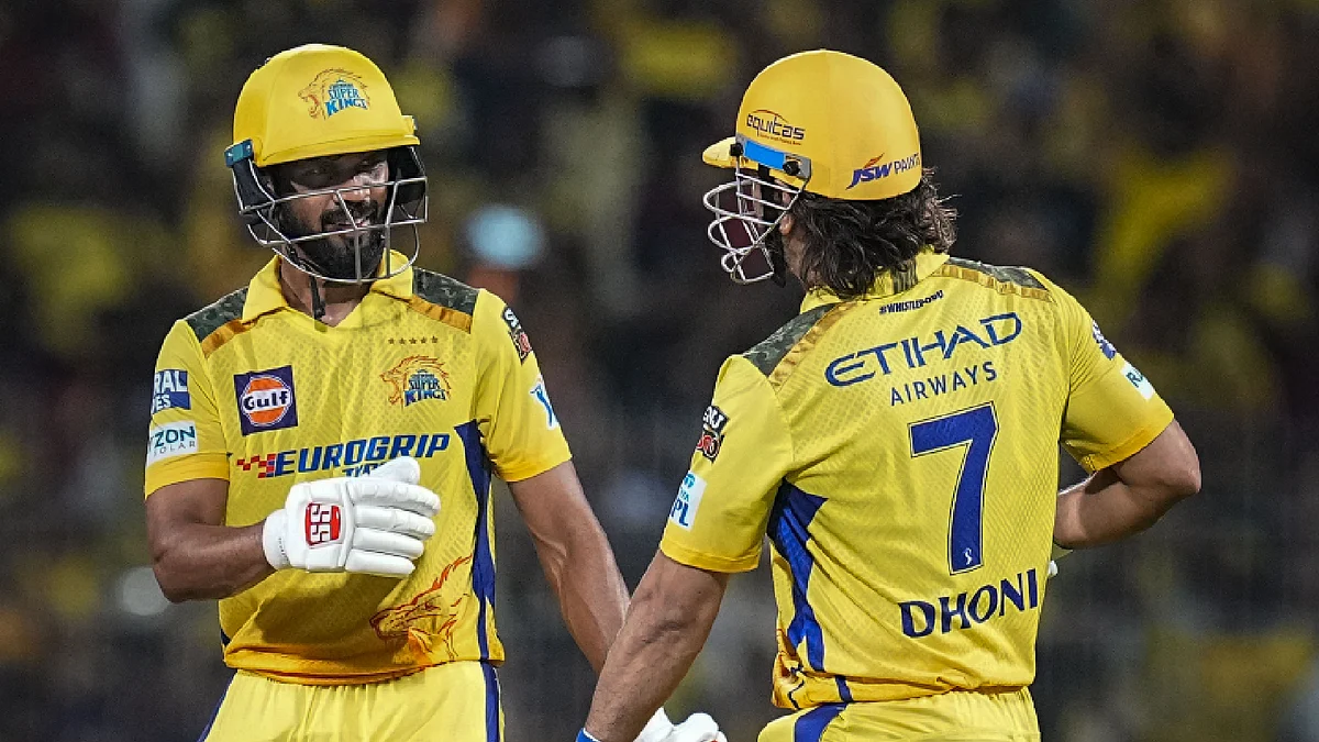 Dhoni and Ruturaj