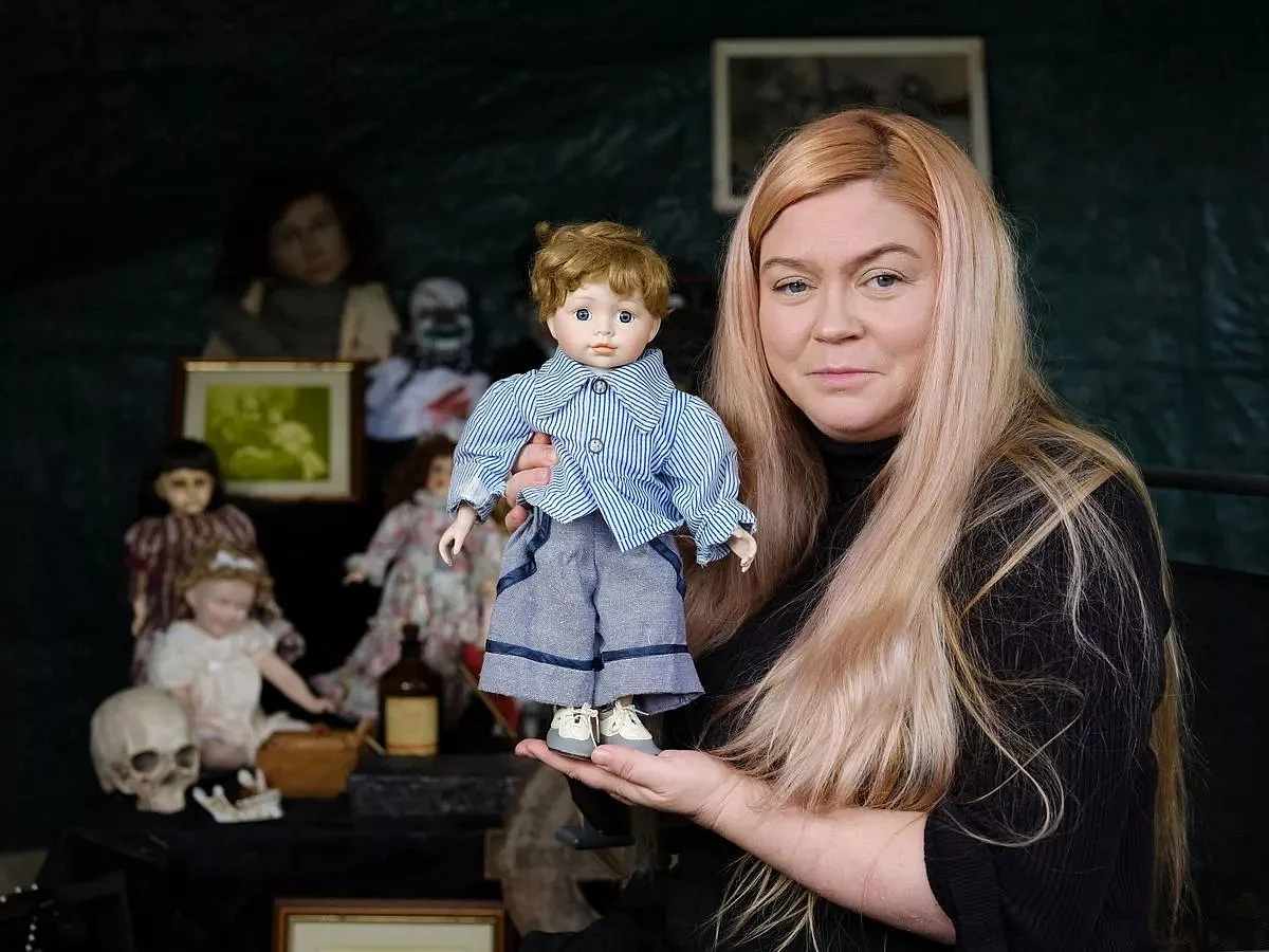 Candice Collins buy norman haunted doll4