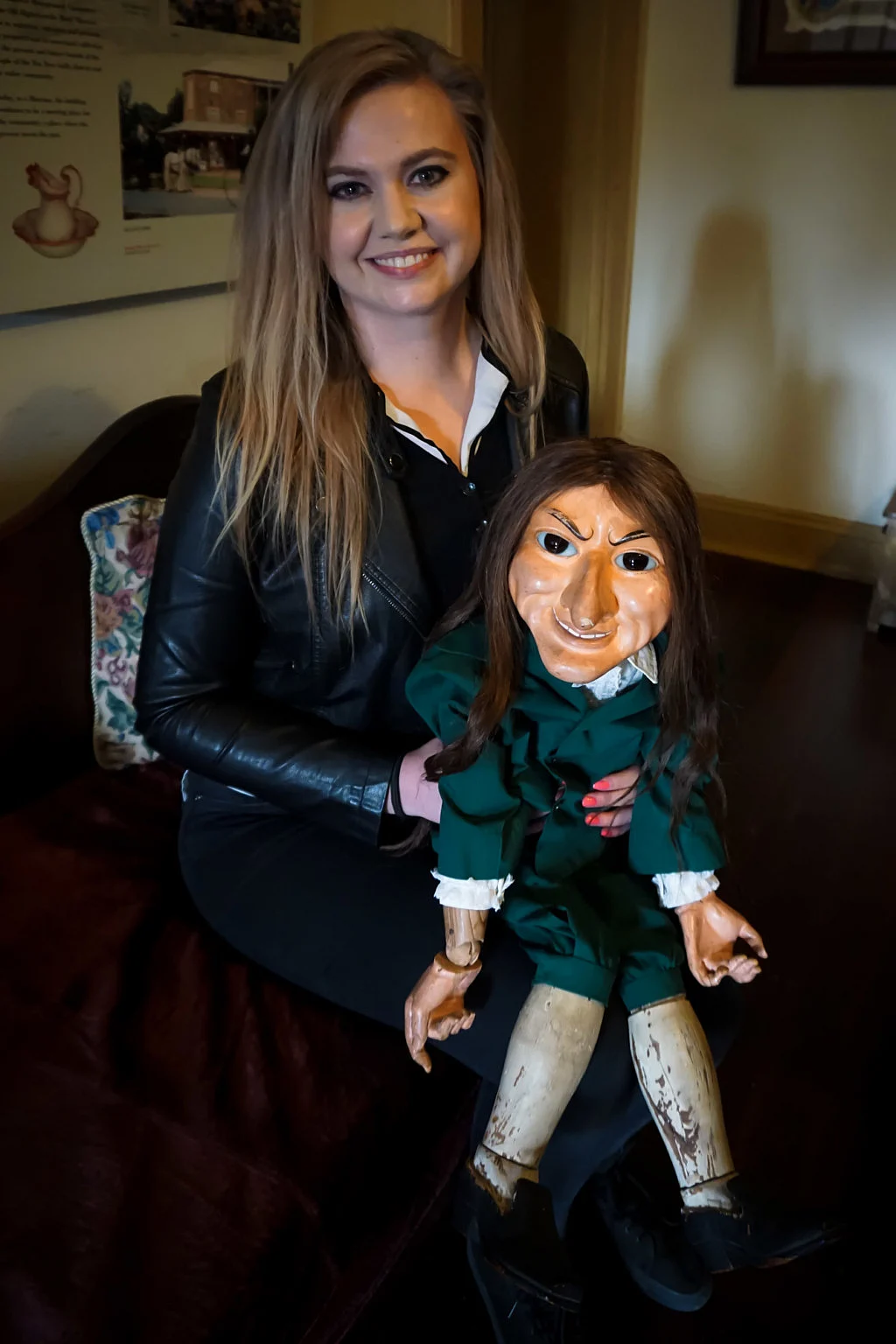 Letta haunted wooden doll