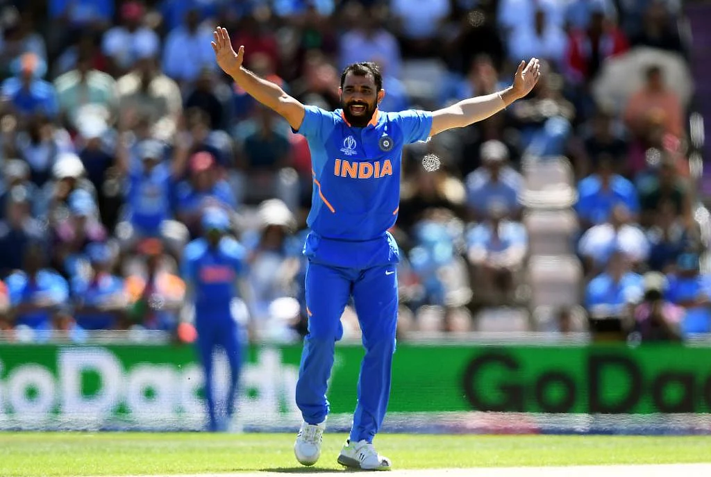 mohammed shami celebrates 2019