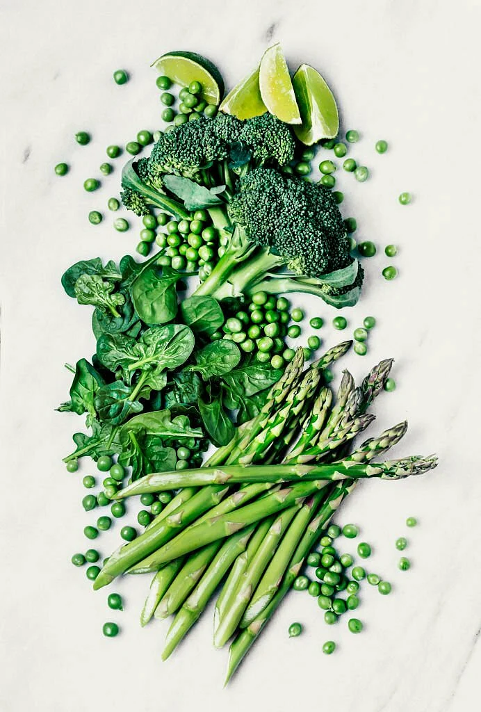 leafy vegetables